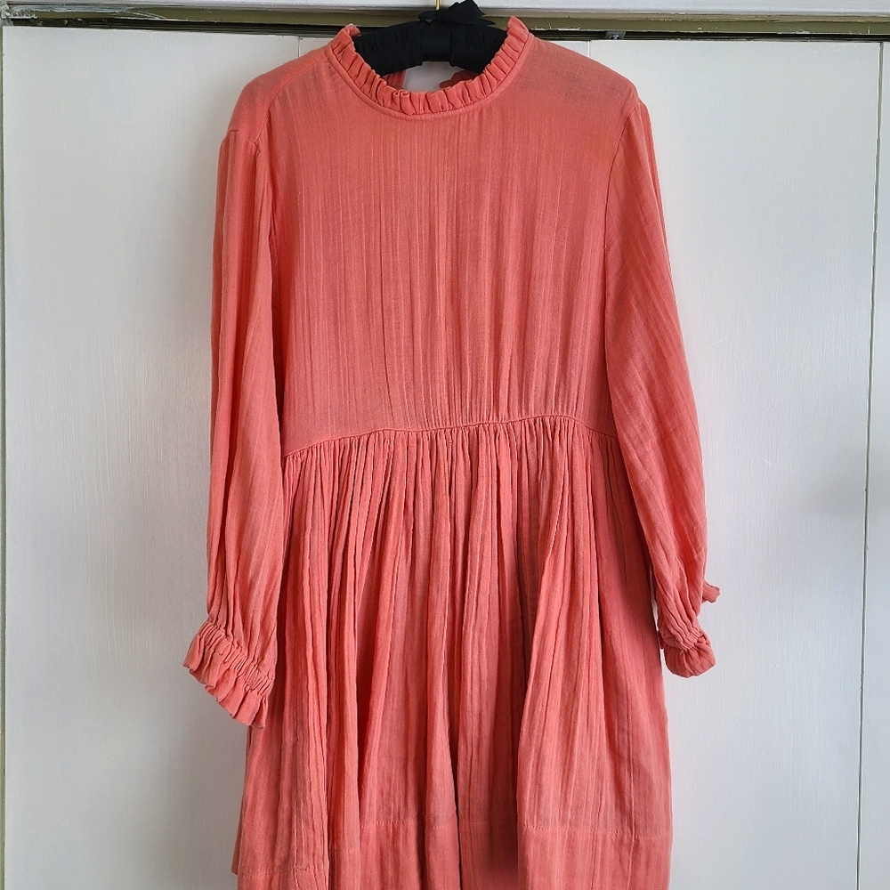 🌼Free People High Neck Babydoll Mini Dress